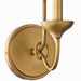 Quorum - 555-2-47 - Two Light Wall Mount - Livingston - Brushed Brass