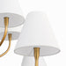 Quorum - 6216-8-47 - Eight Light Chandelier - Sophia - Brushed Brass