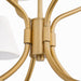 Quorum - 6216-8-47 - Eight Light Chandelier - Sophia - Brushed Brass