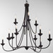 Quorum - 655-12-36 - 12 Light Chandelier - Livingston - Bronze