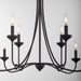 Quorum - 655-8-36 - Eight Light Chandelier - Livingston - Bronze