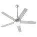 Quorum - 65525-65 - 52" LED Fan - Sedgwick - Satin Nickel