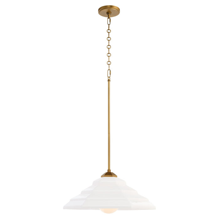 Quorum - 8107-20-47 - Pendant - Rainier - Brushed Brass