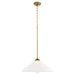 Quorum - 8107-20-47 - Pendant - Rainier - Brushed Brass