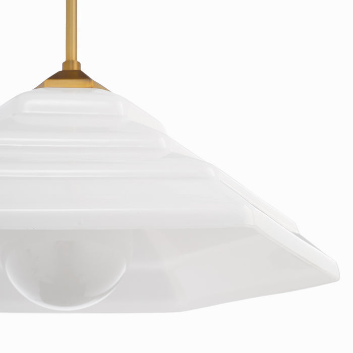 Quorum - 8107-20-47 - Pendant - Rainier - Brushed Brass