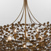 Quorum - 8204-8-46 - Eight Light Pendant - Privet - Natural Brass