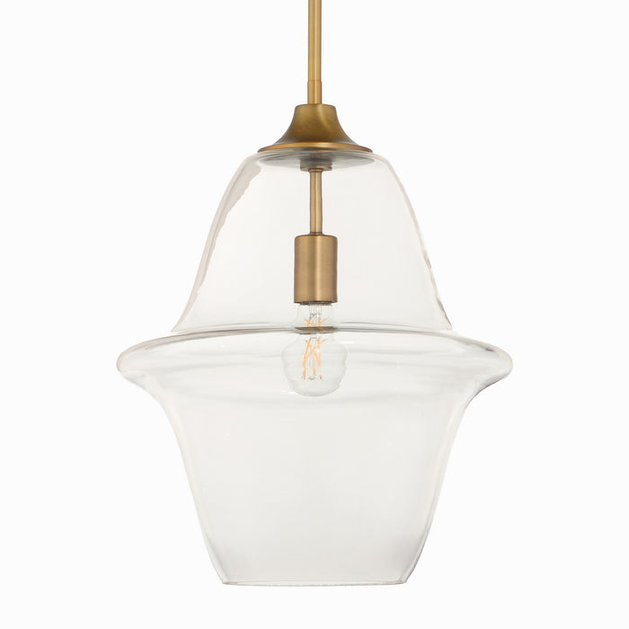 Quorum - 836-14-47 - Pendant - Stewart - Brushed Brass