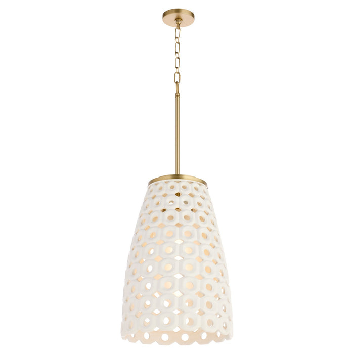 Quorum - 800-80 - Pendant - Varro - Aged Brass