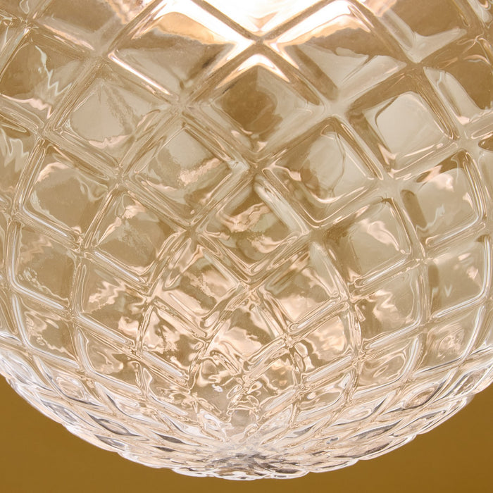 Quorum - 990-5947 - LED Pendant - Genevieve - Matte Black|Brushed Brass