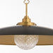 Quorum - 990-5947 - LED Pendant - Genevieve - Matte Black|Brushed Brass