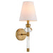 Quorum - 538-1-47 - One Light Wall Mount - Cetro - Brushed Brass