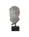 Currey and Company - 1200-1084 - Head on Metal Stand - Hercules - Antique Off-White / Black