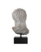 Currey and Company - 1200-1084 - Head on Metal Stand - Hercules - Antique Off-White / Black