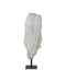 Currey and Company - 1200-1090 - Fragment on Metal Stand - Ishtar - Antique Off-White / Black