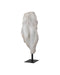Currey and Company - 1200-1090 - Fragment on Metal Stand - Ishtar - Antique Off-White / Black