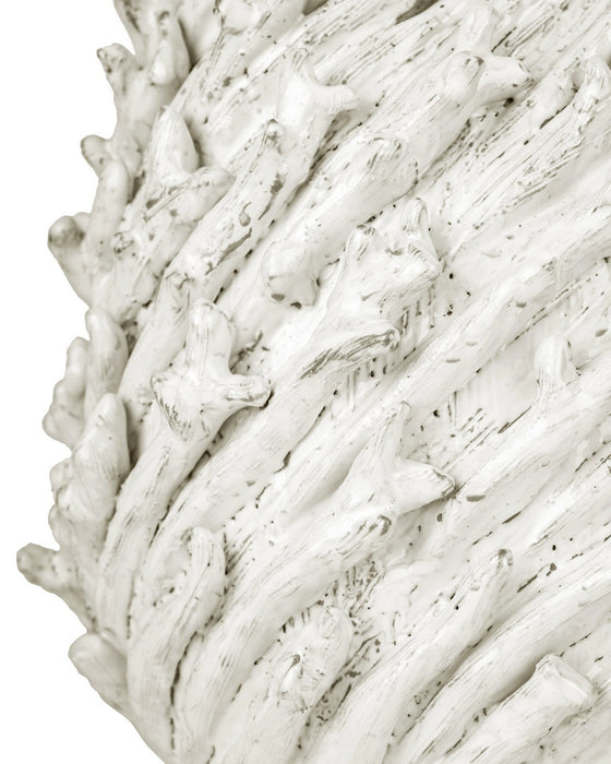 Currey and Company - 1200-1108 - Vase - Seadrift - White