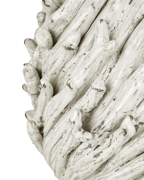 Currey and Company - 1200-1109 - Vase - Seadrift - White