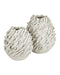 Currey and Company - 1200-1109 - Vase - Seadrift - White