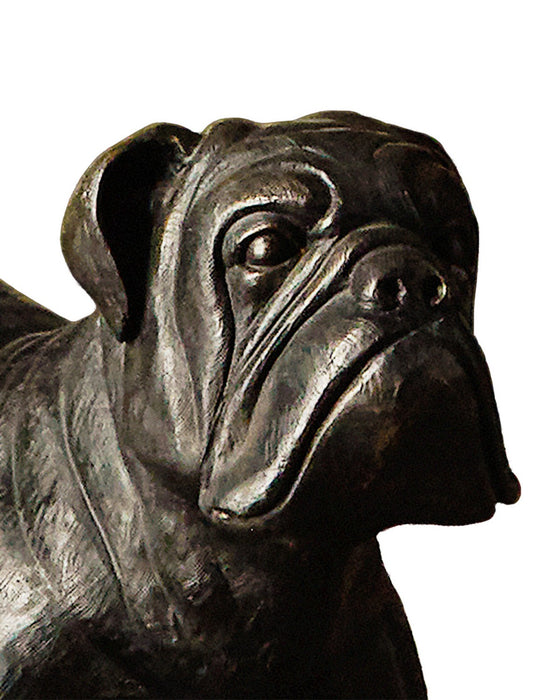 Currey and Company - 1200-1110 - Sculpture - Bulwark the Bulldog - Bronze