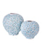 Currey and Company - 1200-1113 - Vase - Daisy Blue - Light Blue / White