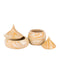 Currey and Company - 1200-1114 - Box Set of 2 - Anasi - Marbleized Yellow