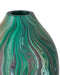 Currey and Company - 1200-1116 - Vase - Tamarind - Marbleized Dark Green