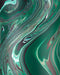 Currey and Company - 1200-1116 - Vase - Tamarind - Marbleized Dark Green