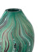 Currey and Company - 1200-1117 - Vase - Tamarind - Marbleized Dark Green