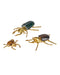 Currey and Company - 1200-1118 - Colony Set of 3 - Beetle - Polished Brass / Natural
