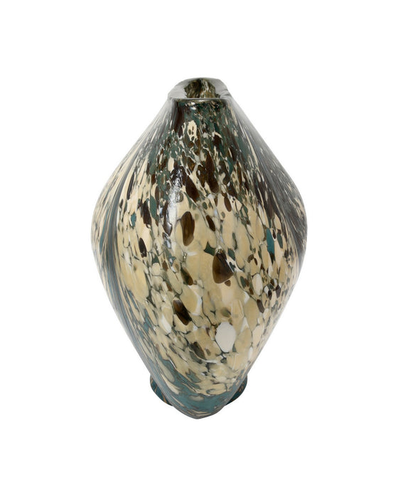 Currey and Company - 1200-1119 - Vase - Irida - Black / Beige / Green
