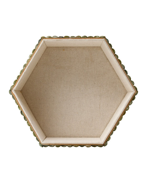 Currey and Company - 1200-1124 - Box Set of 2 - Knepp - Green / Natural