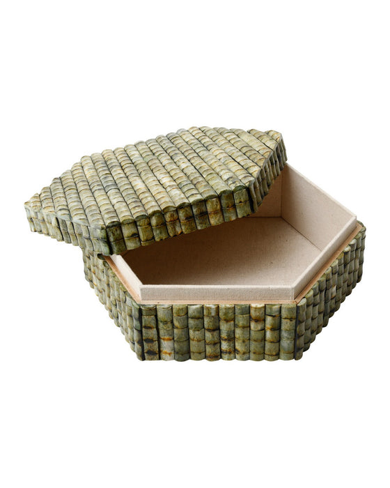 Currey and Company - 1200-1124 - Box Set of 2 - Knepp - Green / Natural