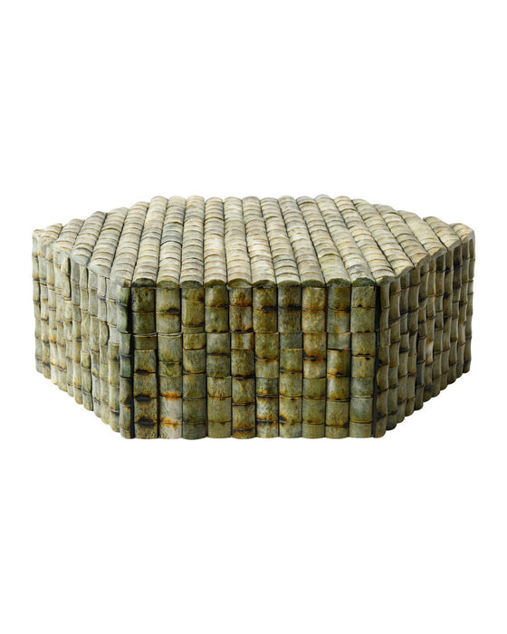 Currey and Company - 1200-1124 - Box Set of 2 - Knepp - Green / Natural