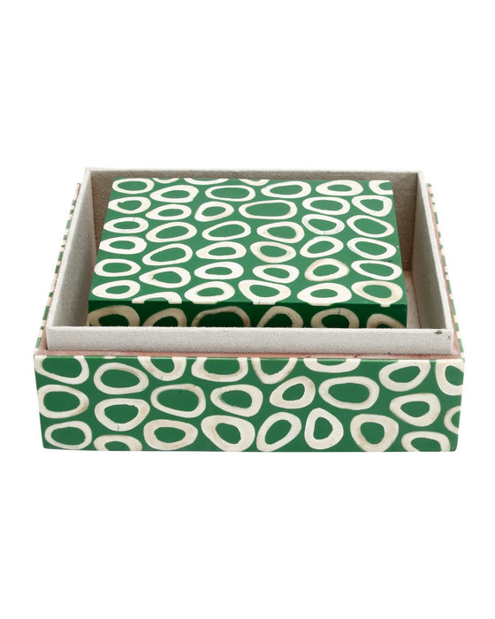 Currey and Company - 1200-1133 - Box Set of 2 - Ovoid - Green / White