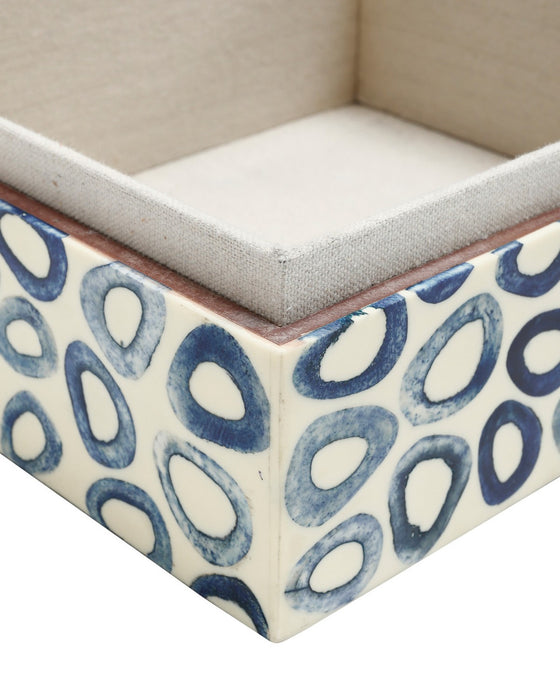 Currey and Company - 1200-1134 - Box Set of 2 - Ovoid - White / Blue