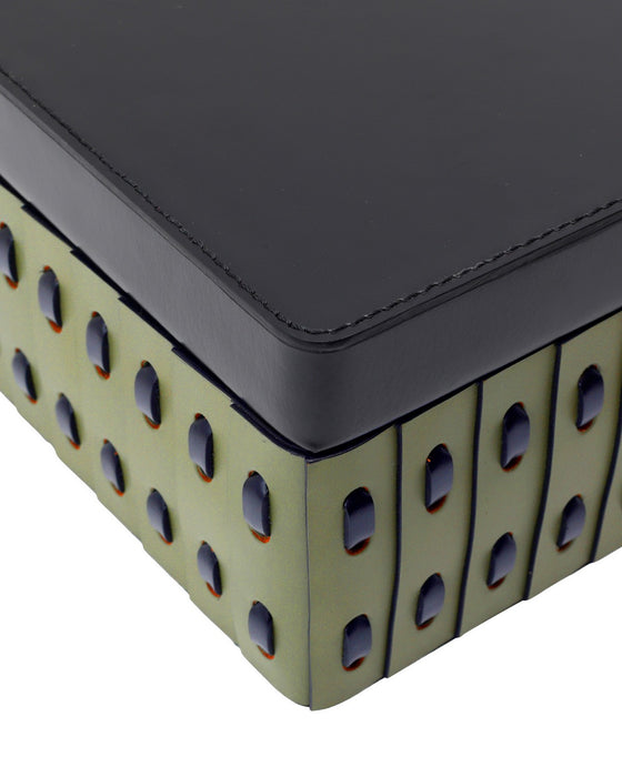Currey and Company - 1200-1145 - Box Set of 2 - Cuoio - Green / Black