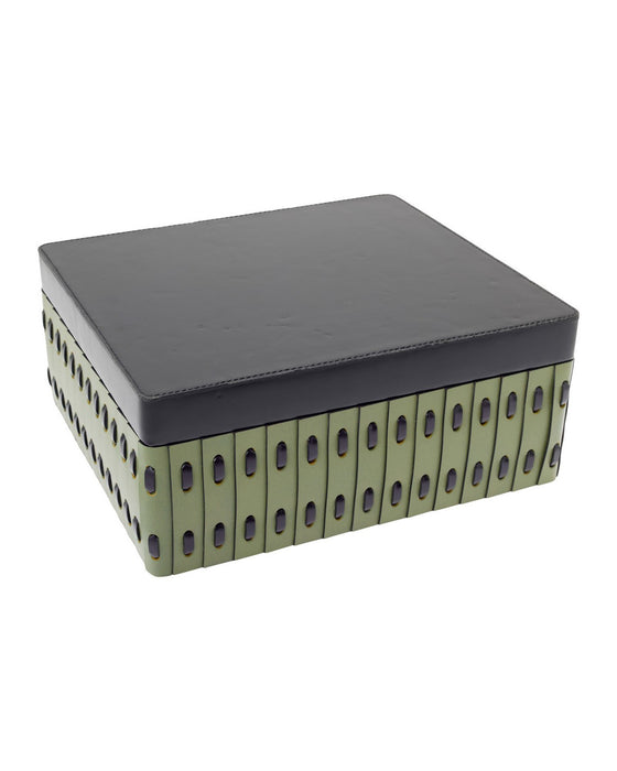 Currey and Company - 1200-1145 - Box Set of 2 - Cuoio - Green / Black