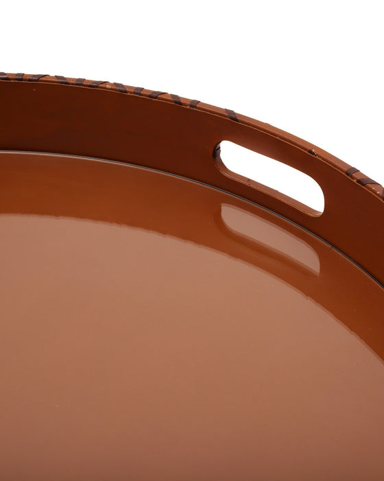 Currey and Company - 1200-1148 - Tray - Brayden - Brown