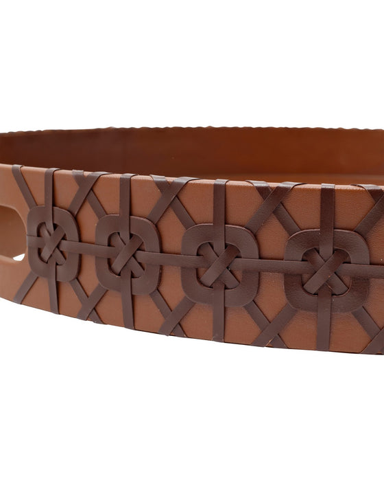 Currey and Company - 1200-1148 - Tray - Brayden - Brown