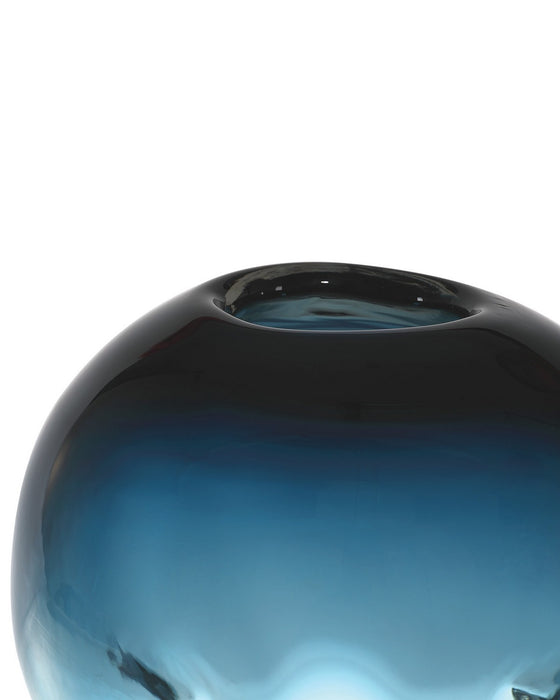 Currey and Company - 1200-1151 - Vase - Aubrey - Blue