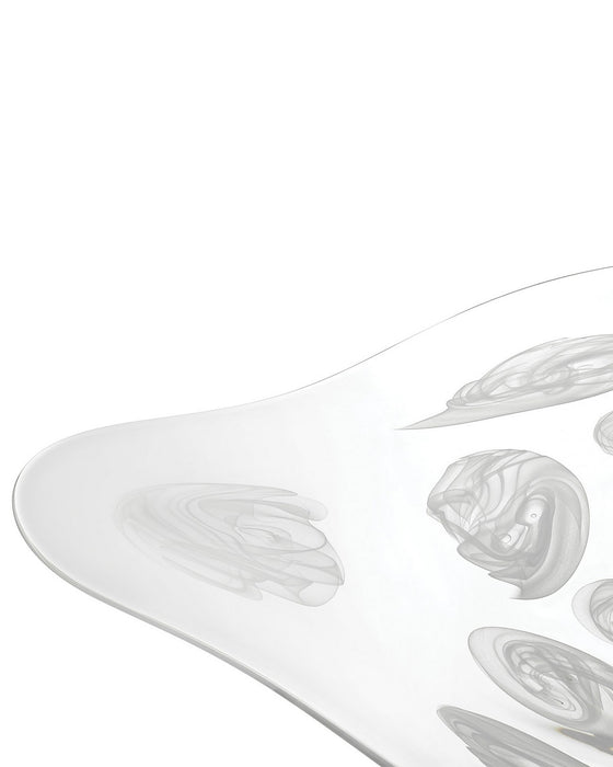 Currey and Company - 1200-1152 - Bowl - Aetheria - Clear / White