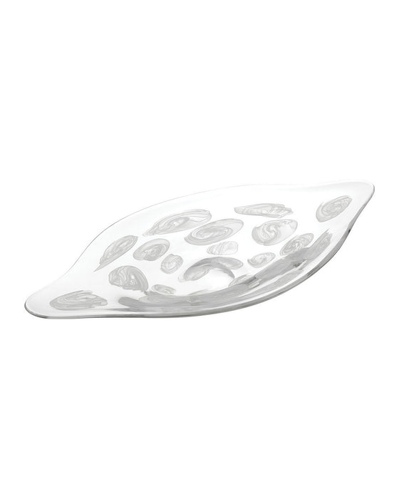 Currey and Company - 1200-1152 - Bowl - Aetheria - Clear / White