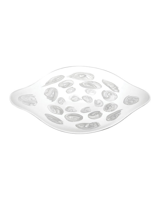 Currey and Company - 1200-1152 - Bowl - Aetheria - Clear / White