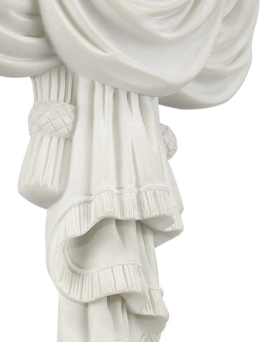 Currey and Company - 1200-1154 - Wall Shelf - Chiton - Antique Off-White