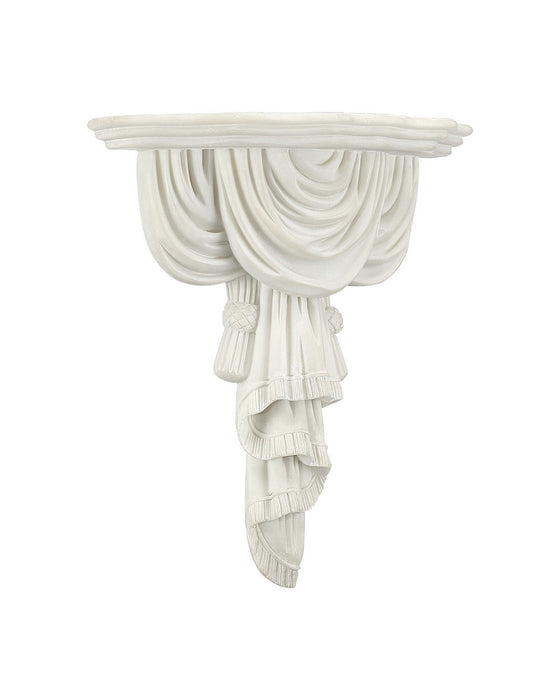 Currey and Company - 1200-1154 - Wall Shelf - Chiton - Antique Off-White