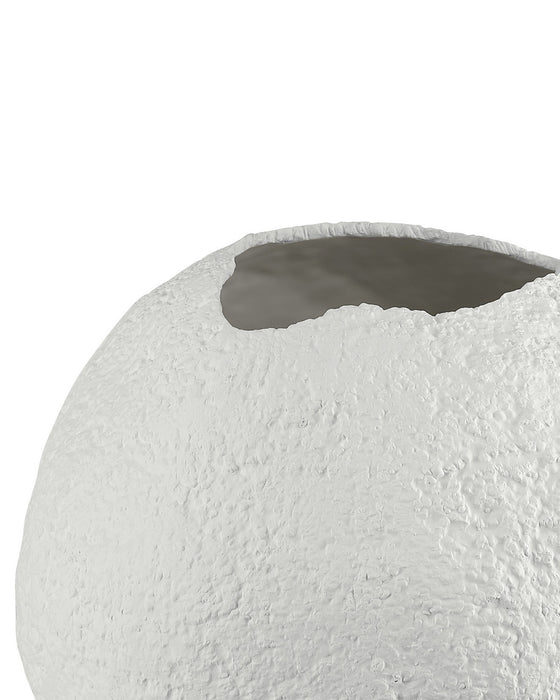 Currey and Company - 1200-1159 - Vase - Selene - White