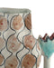 Currey and Company - 1200-1162 - Vase - Tuliette - Blue / Off-White / Pink / Black
