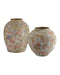 Currey and Company - 1200-1163 - Vase - Palimpsest - Brown / Pink / Light Blue / White
