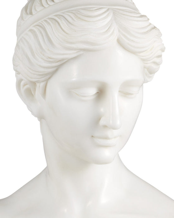 Currey and Company - 1200-1165 - Sculpture - Thea - White / Yellow / Black