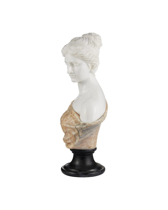 Currey and Company - 1200-1165 - Sculpture - Thea - White / Yellow / Black